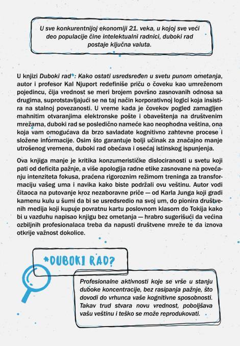 duboki rad kako ostati usredsređen u svetu punom ometanja cal newport