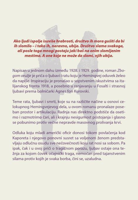 zbogom oružje ernest hemingvej